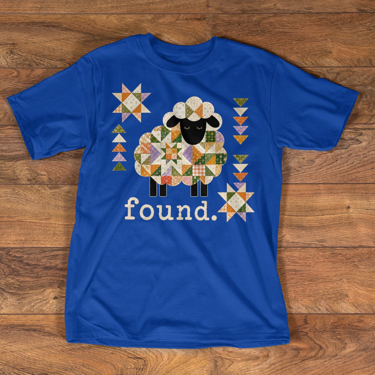 Patchwork Faith Sheep -  2D Unisex T-shirt