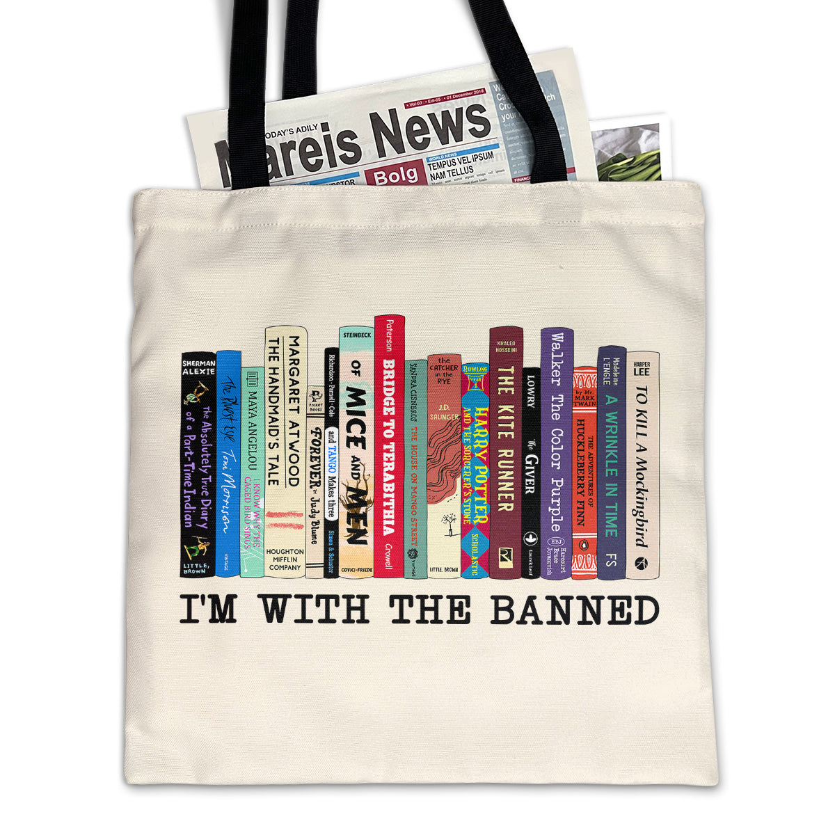 I'm With The Banned Book Lover Gift TBW57