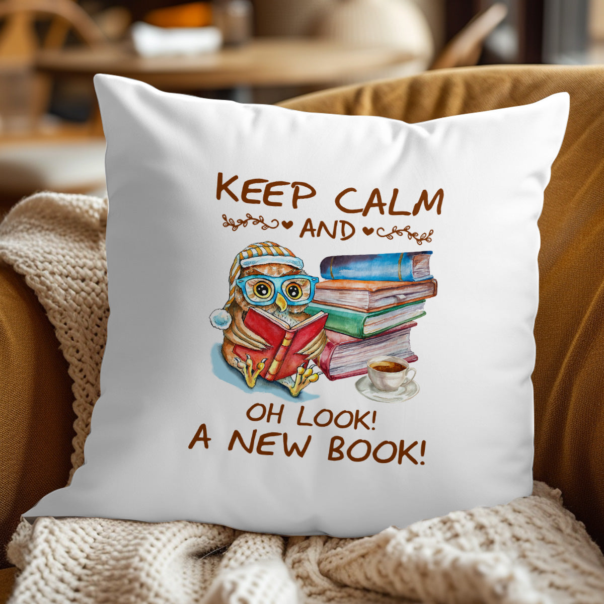 Keep Calm And Oh Look A New Book Book Lovers Gift PILS47