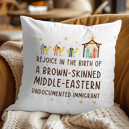 Rejoice In The Birth Of A Brown-Skinned Middle-Eastern Undocumented Immigrant Book Lovers Gift PIL305