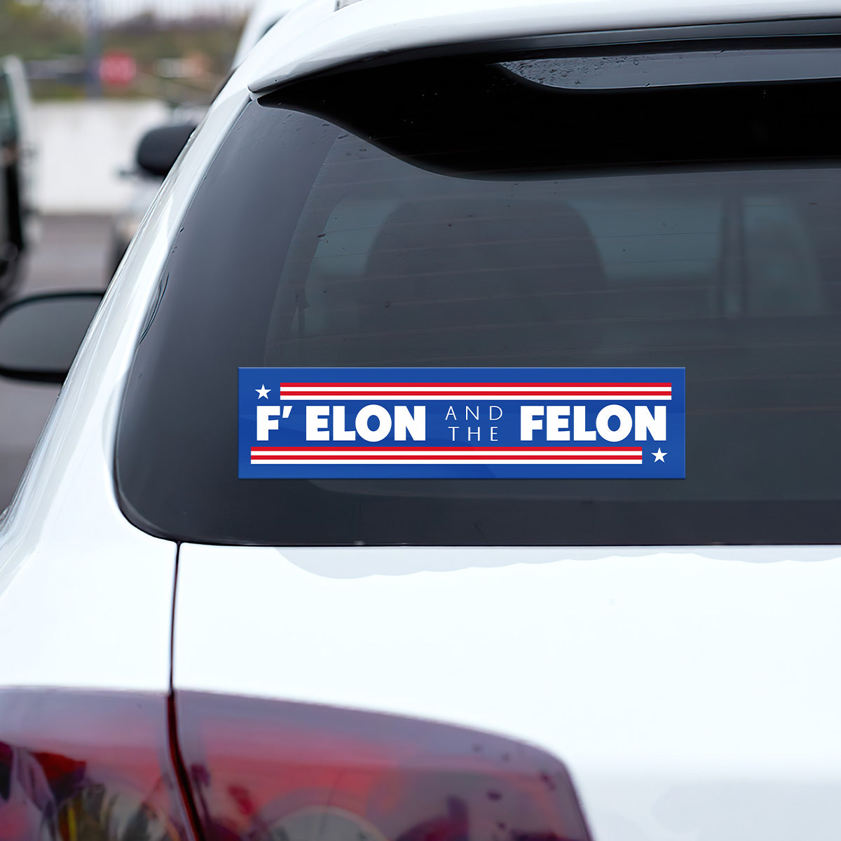 F' Elon And The Felon - Car Bumper Sticker