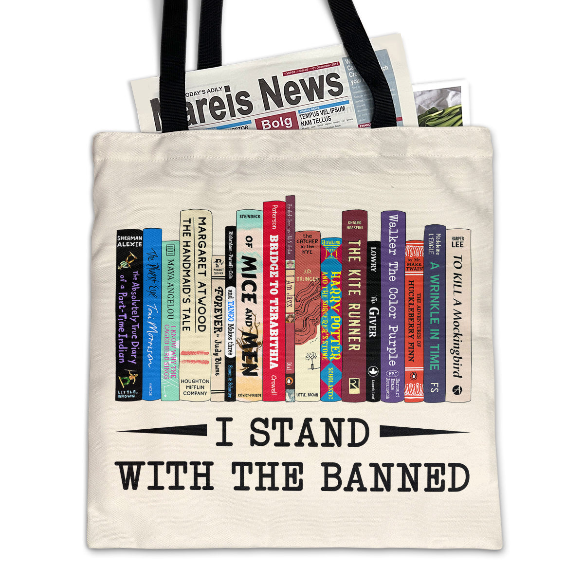 I Stand With The Banned Book Lover Gift TBW183