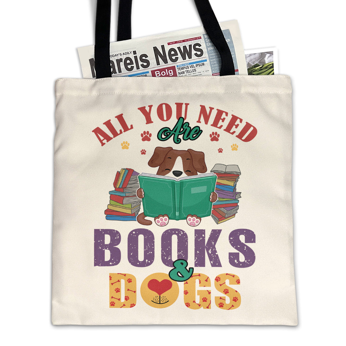 All You Need Are Books And Dogs Book Lovers Gift TBW45