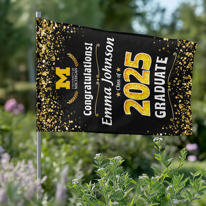 Custom Graduation - Personalized House Flag