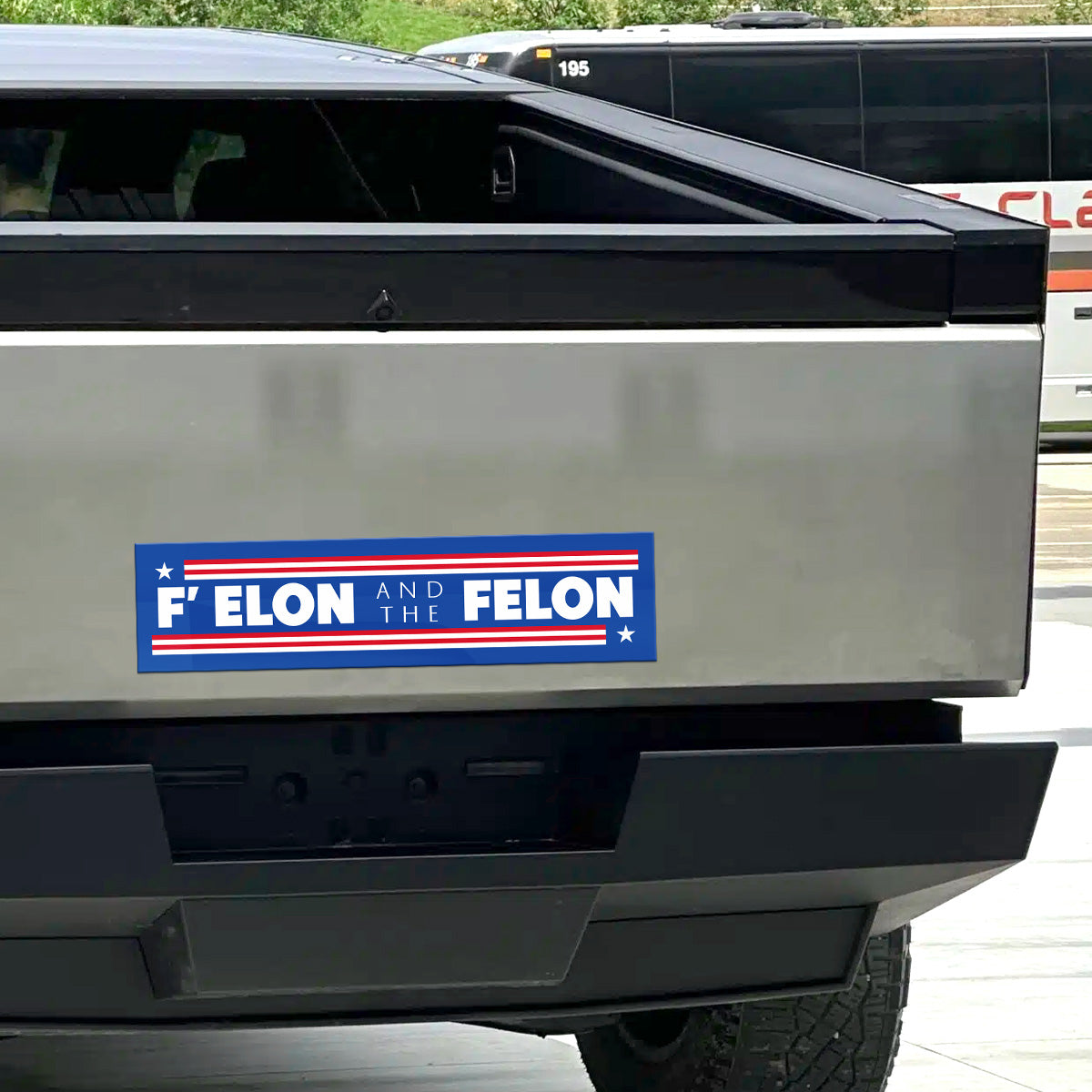 F' Elon And The Felon - Car Bumper Sticker