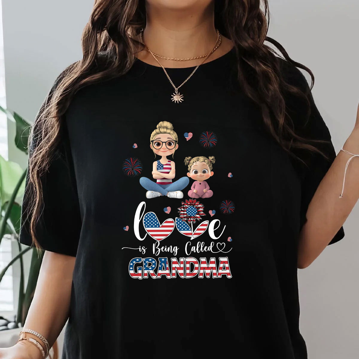 Love Is Being Called Grandma - Personalized Unisex T-shirt