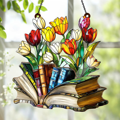The Storybook Bloom -  Acrylic Suncatcher