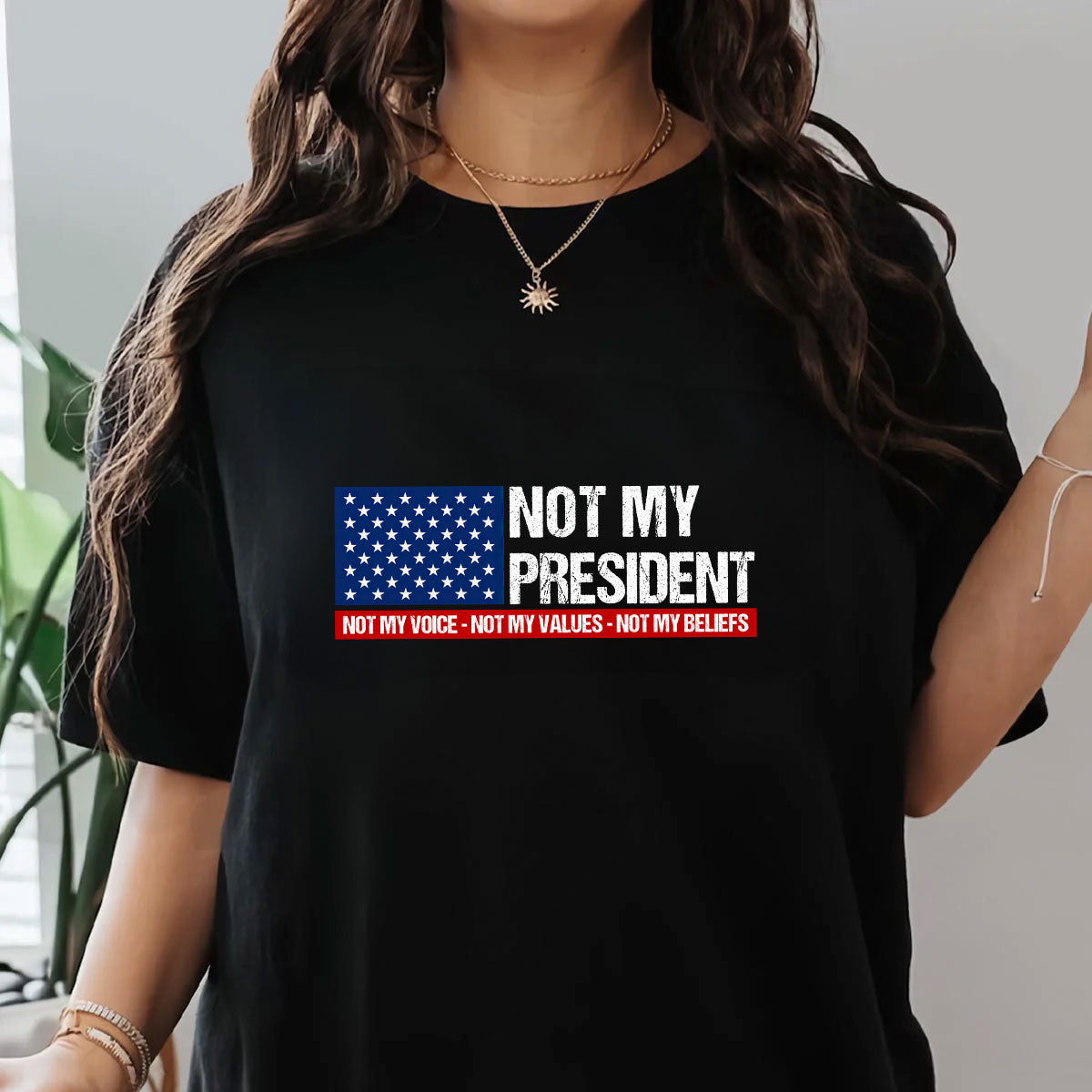 Not My President - Personalized Unisex T-shirt