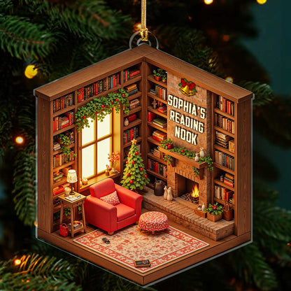 My Dream Reading Nook - Personalized 1-Layer Acrylic Ornament