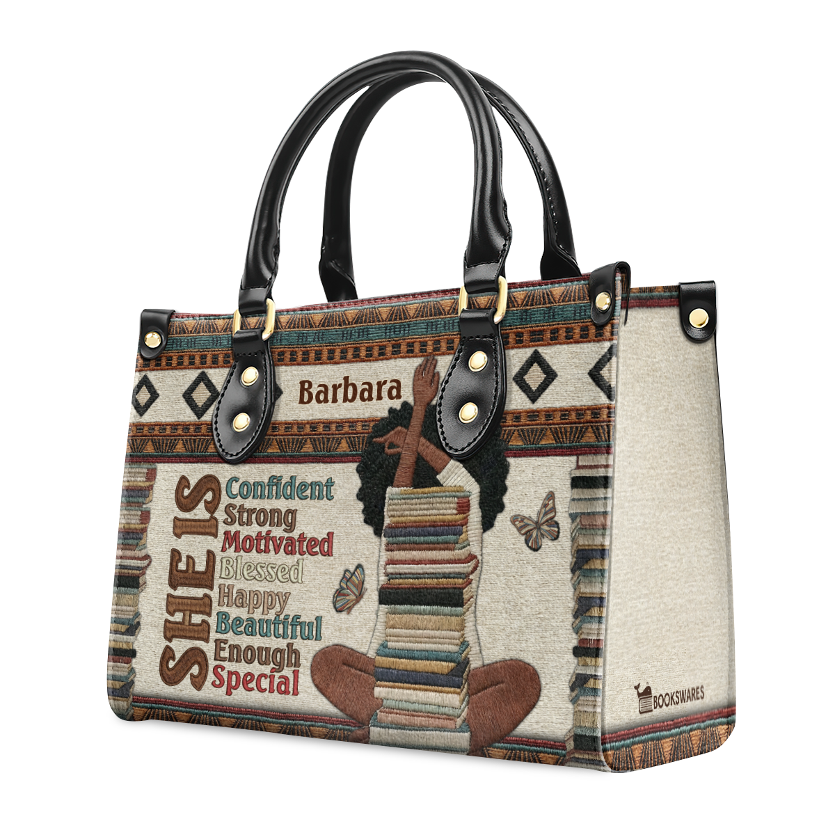 She Is That Girl - Personalized Leather Handbag