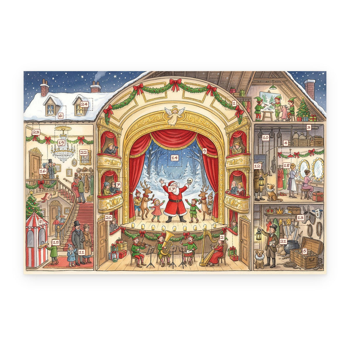 Santa's Christmas Theater – Theater Lover's Advent Calendar