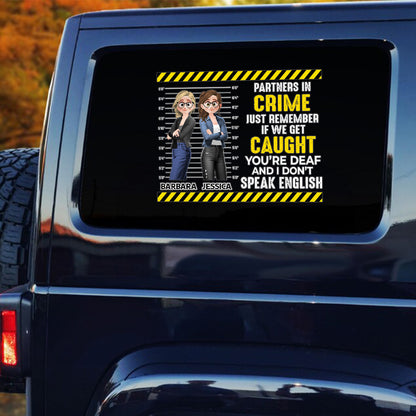 Partners In Crime - Personalized Sticker