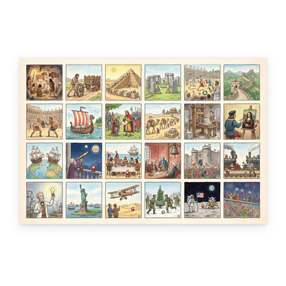 History Advent Calendar – 24 Moments of World History Picture Quiz