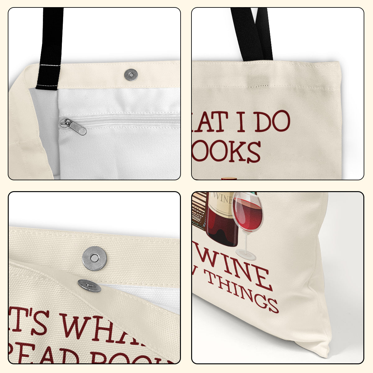 That's What I Do I Read Books I Drink Wine And I Know Things Book Lovers Gift TBW13