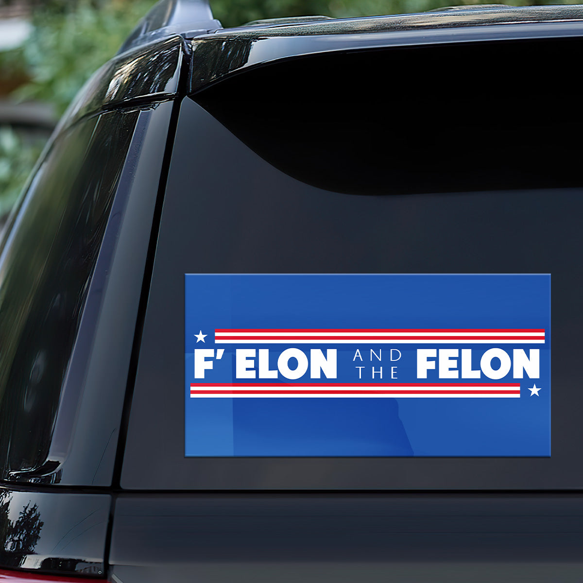 F' Elon And The Felon - Car Bumper Sticker