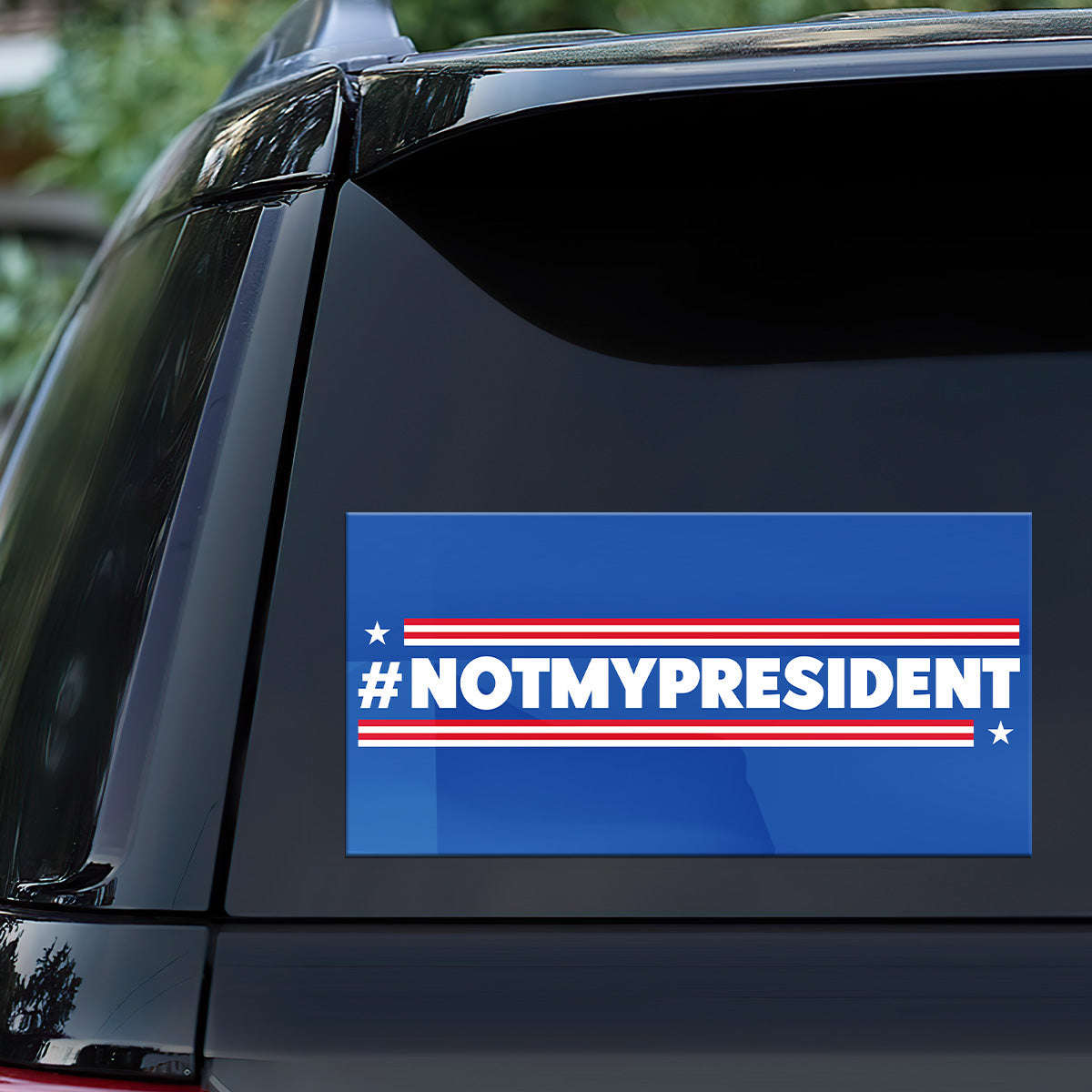 Not My President - Car Bumper Sticker