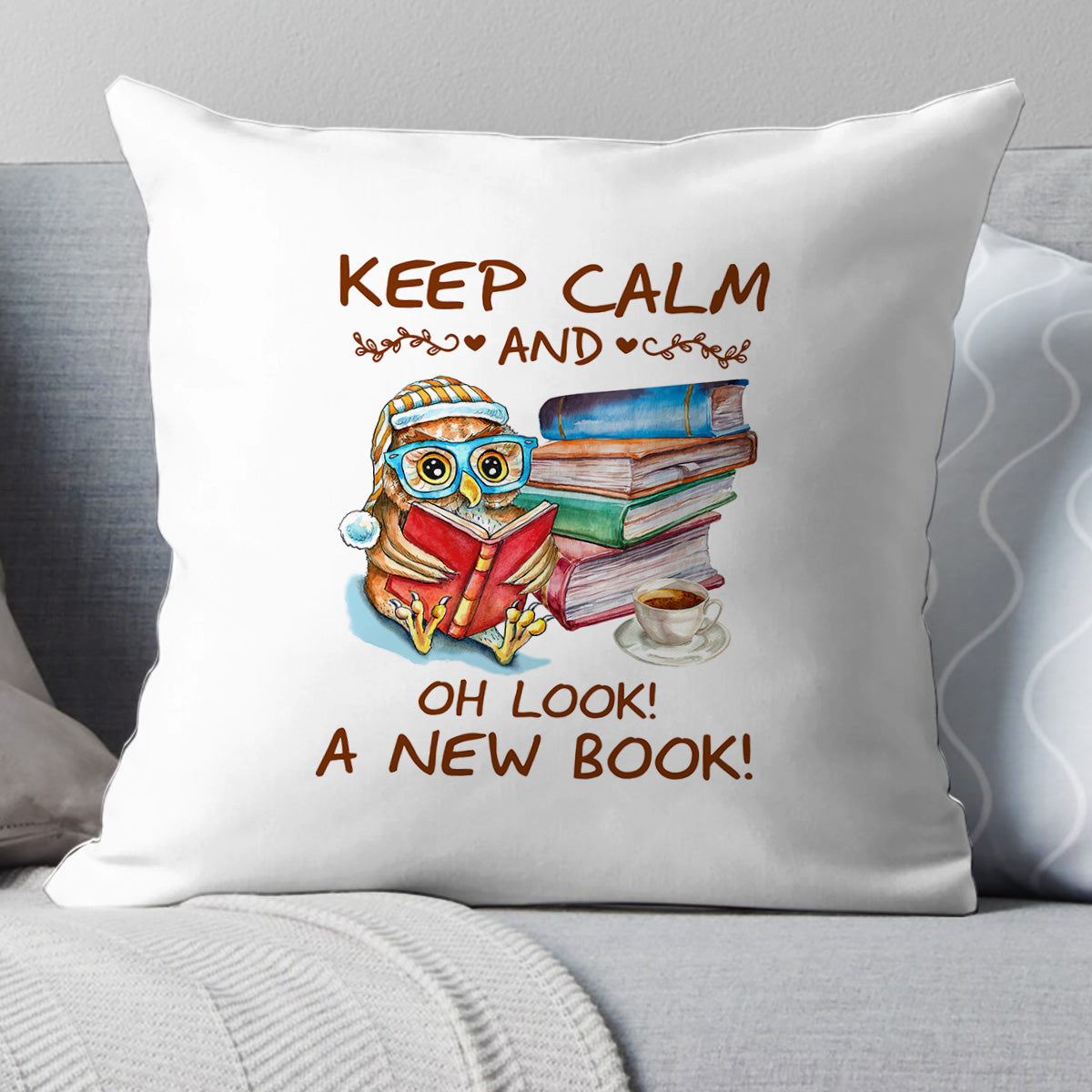 Keep Calm And Oh Look A New Book Book Lovers Gift PILS47