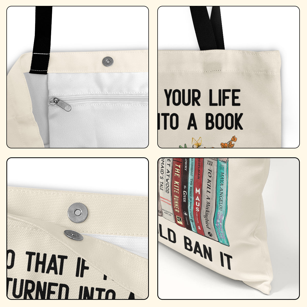 Live So That If Your Life Were Turned In To A Book Florida Would Ban It Book Lovers Gift TBW219