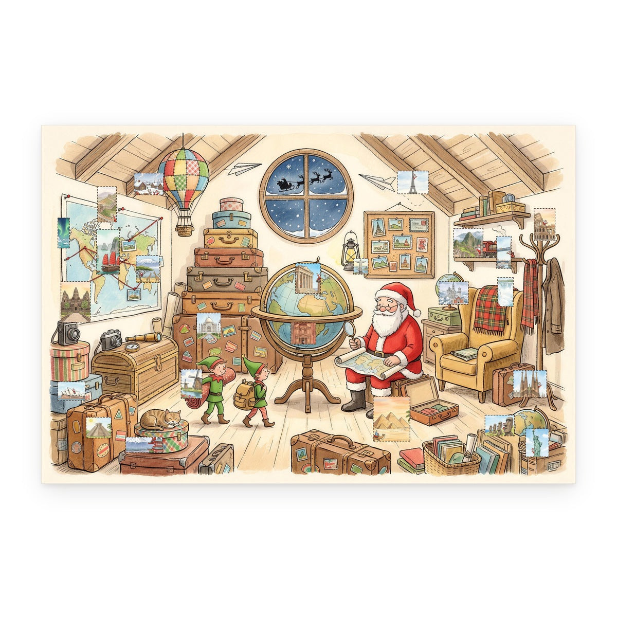 Santa's Journey Around the World – Travel Lover's Advent Calendar