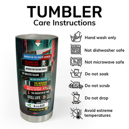 Murder 101 - Personalized Stainless Steel Tumbler
