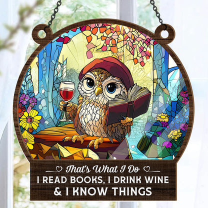 That's What I Do -  Window Hanging Suncatcher