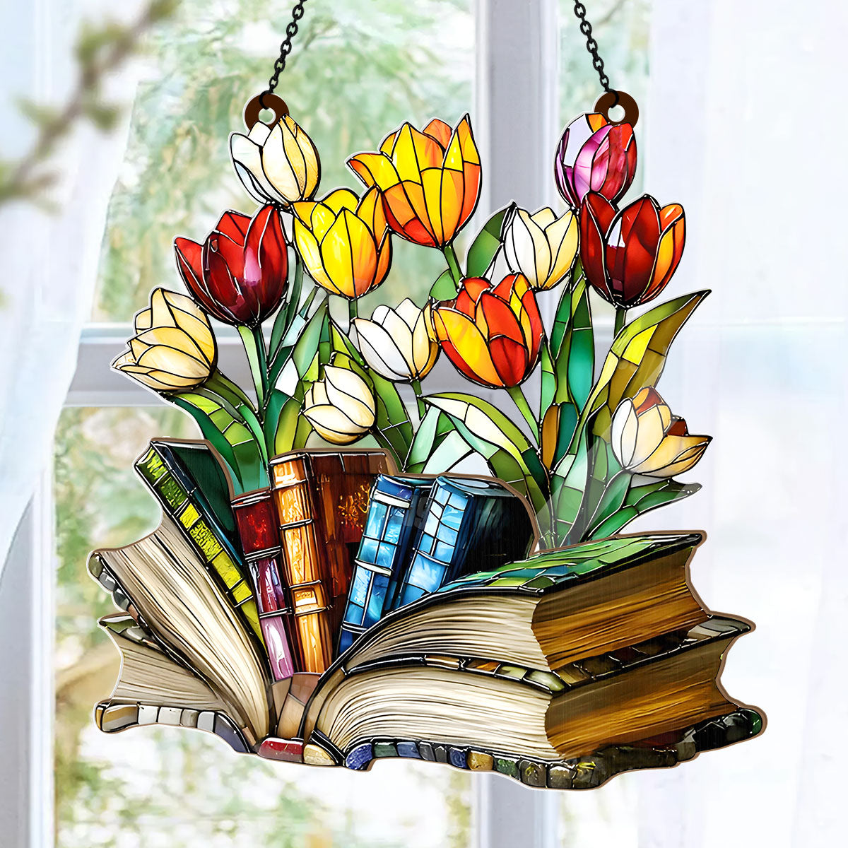 The Storybook Bloom -  Acrylic Suncatcher