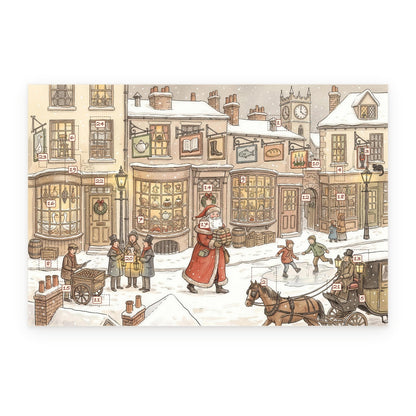 A Dickensian Christmas – Charles Dickens Advent Calendar - Personalized Advent Calendar Card