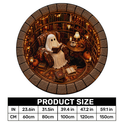 Spooky Reading Room -  Round Rug