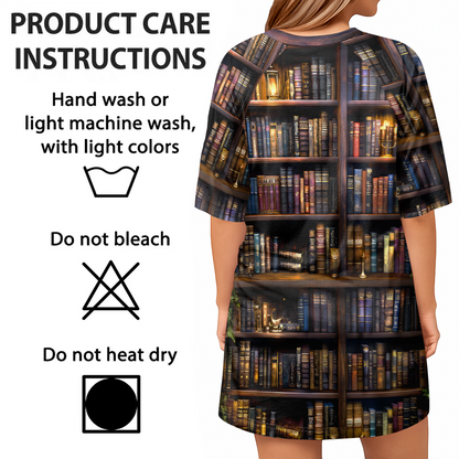 Just A Girl Who Loves Books - Personalized Sleep Tee