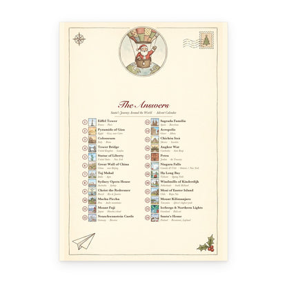 Santa's Journey Around the World – Travel Lover's Advent Calendar