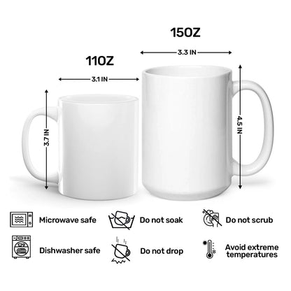 Helping Introverts Avoid Conversation - Personalized Ceramic Coffee Mug