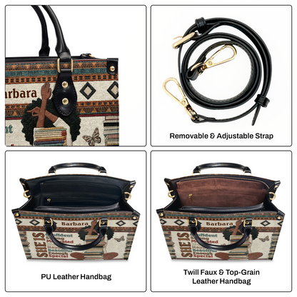 She Is That Girl - Personalized Leather Handbag