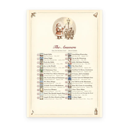 Guess the Christmas Carol – Musical Advent Calendar