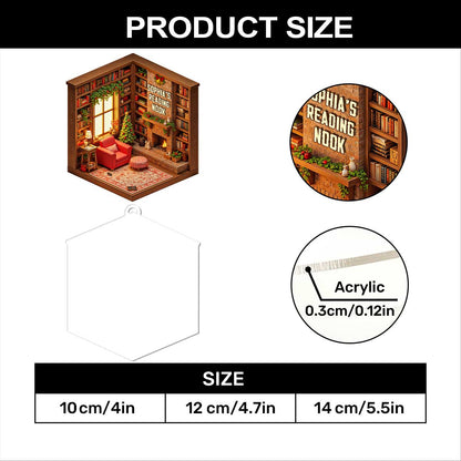 My Dream Reading Nook - Personalized 1-Layer Acrylic Ornament