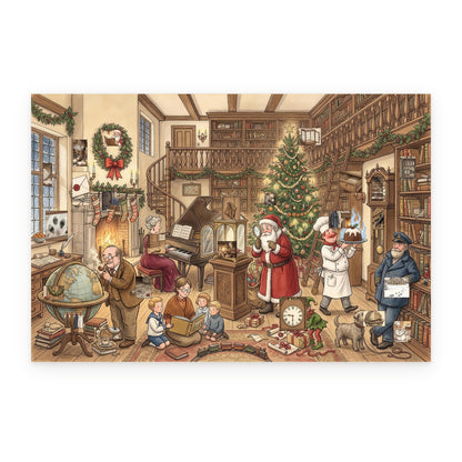 The Case of the Missing First Edition – Mystery Advent Calendar - Personalized Advent Calendar Card