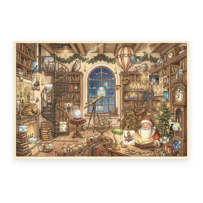 The Fantastic Library – Fantasy & Sci-Fi Classics Advent Calendar - Personalized Advent Calendar Card