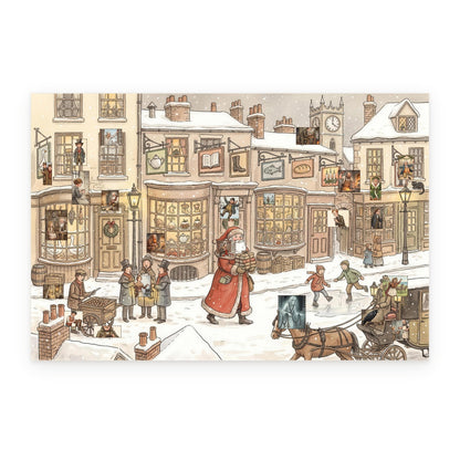 A Dickensian Christmas – Charles Dickens Advent Calendar - Personalized Advent Calendar Card