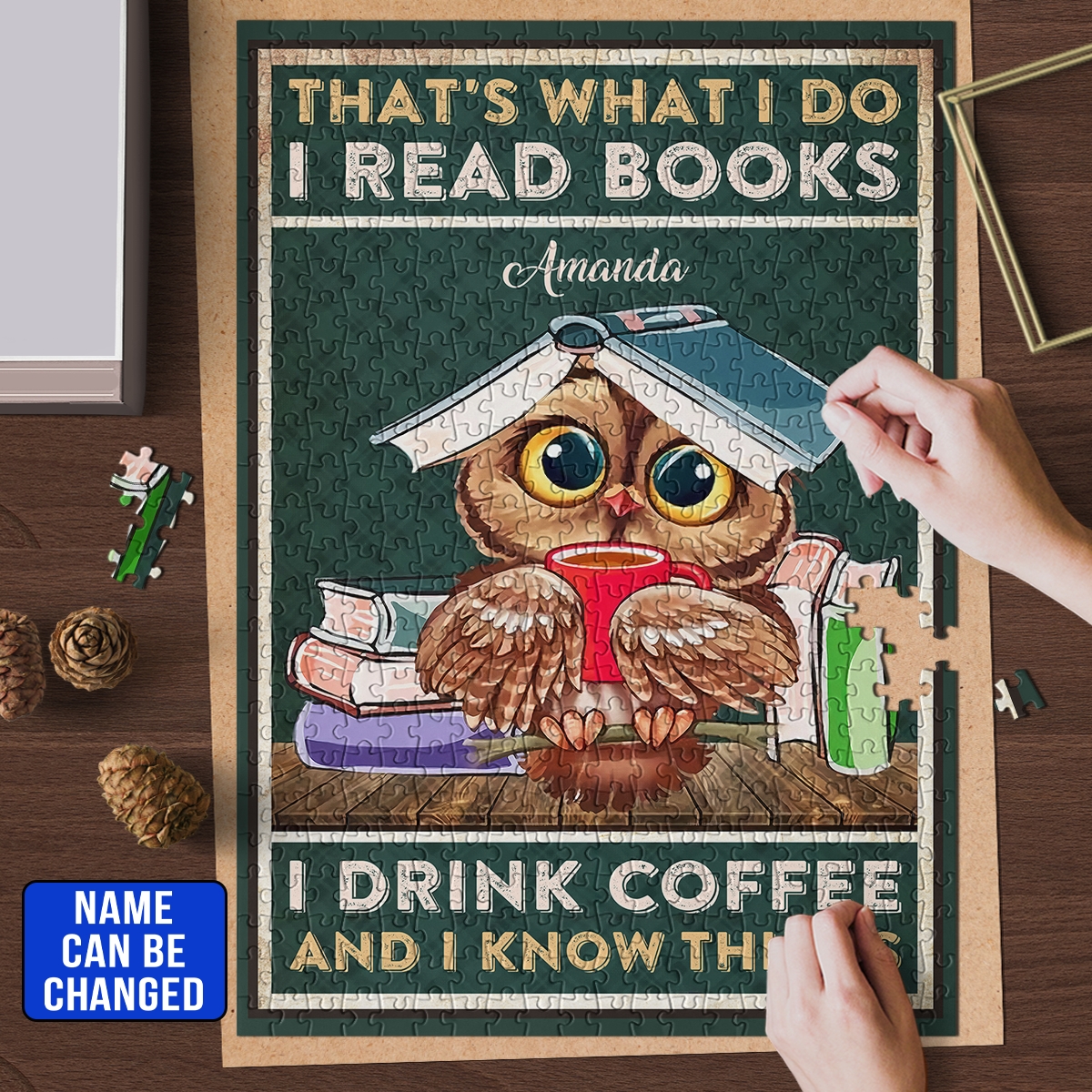 That's What I Do I Read Books I Drink Coffee And I Know Things Book Lovers Gift PUZ15