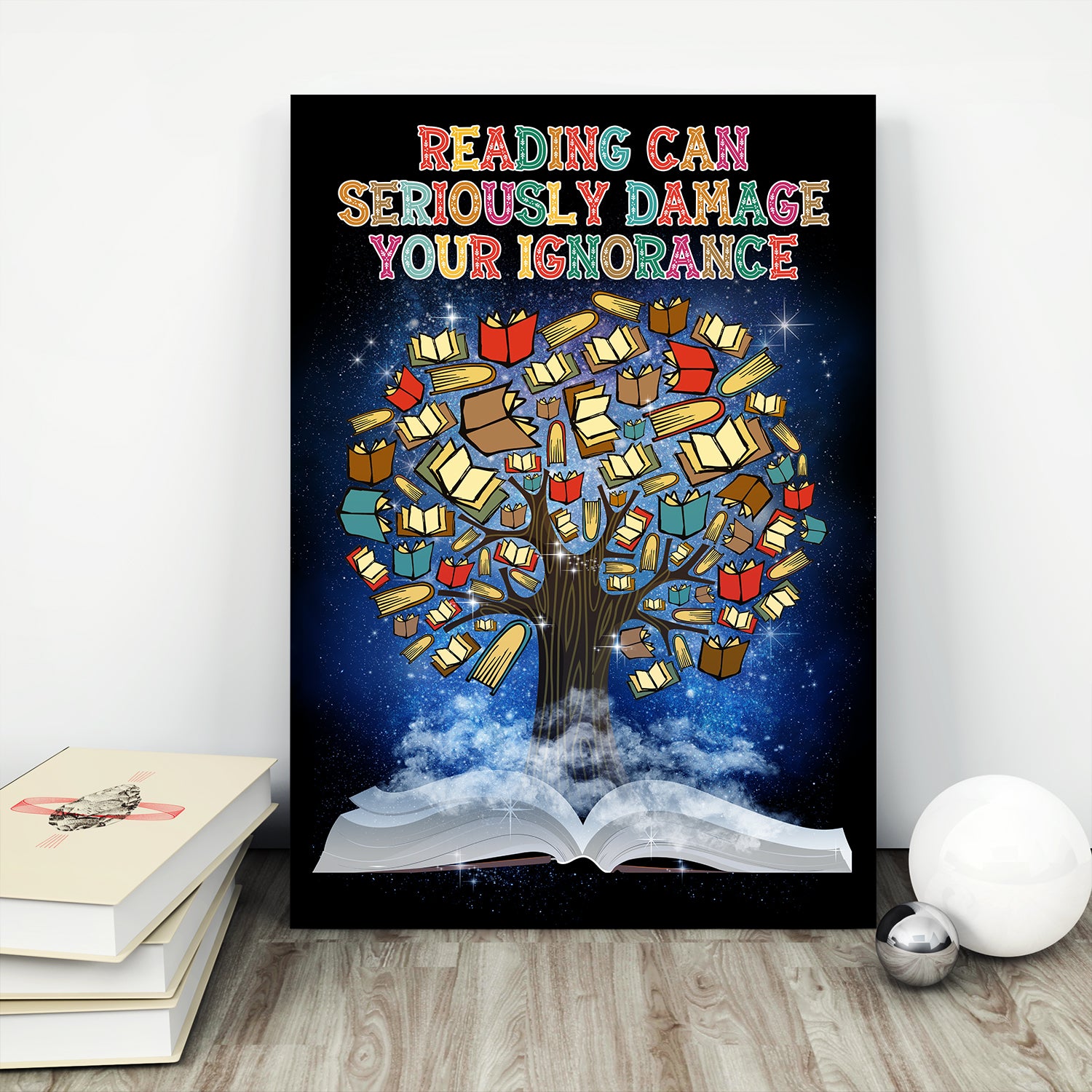 Reading Can Seriously Damage Your Ignorance Book Lovers Gift POS28