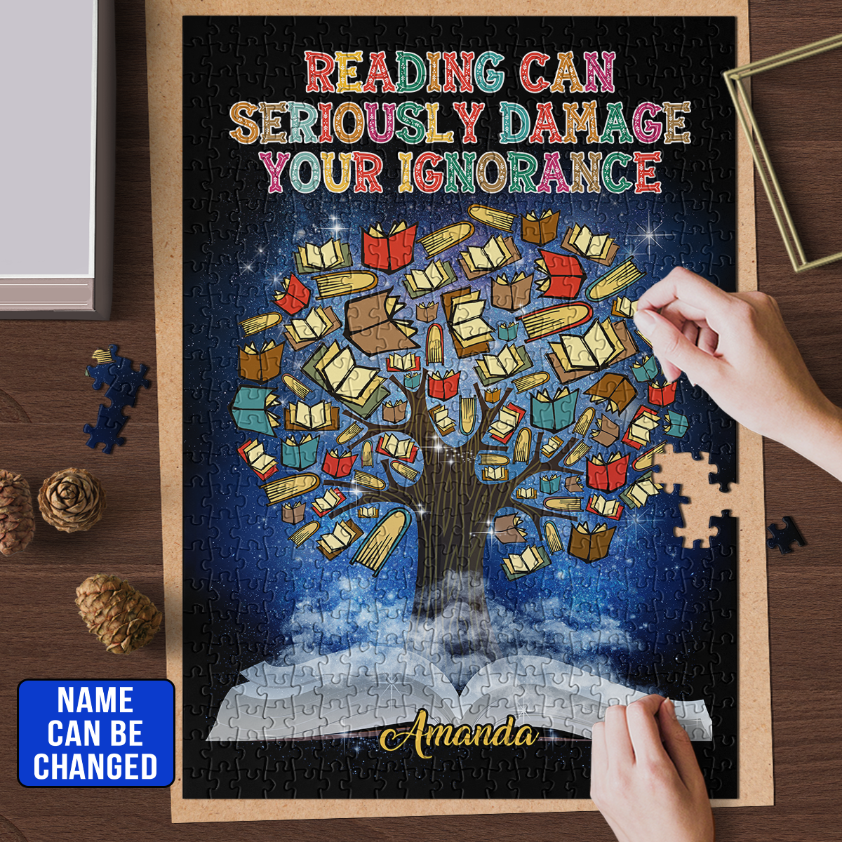 Reading Can Seriously Damage Your Ignorance Book Lovers Gift PUZ28