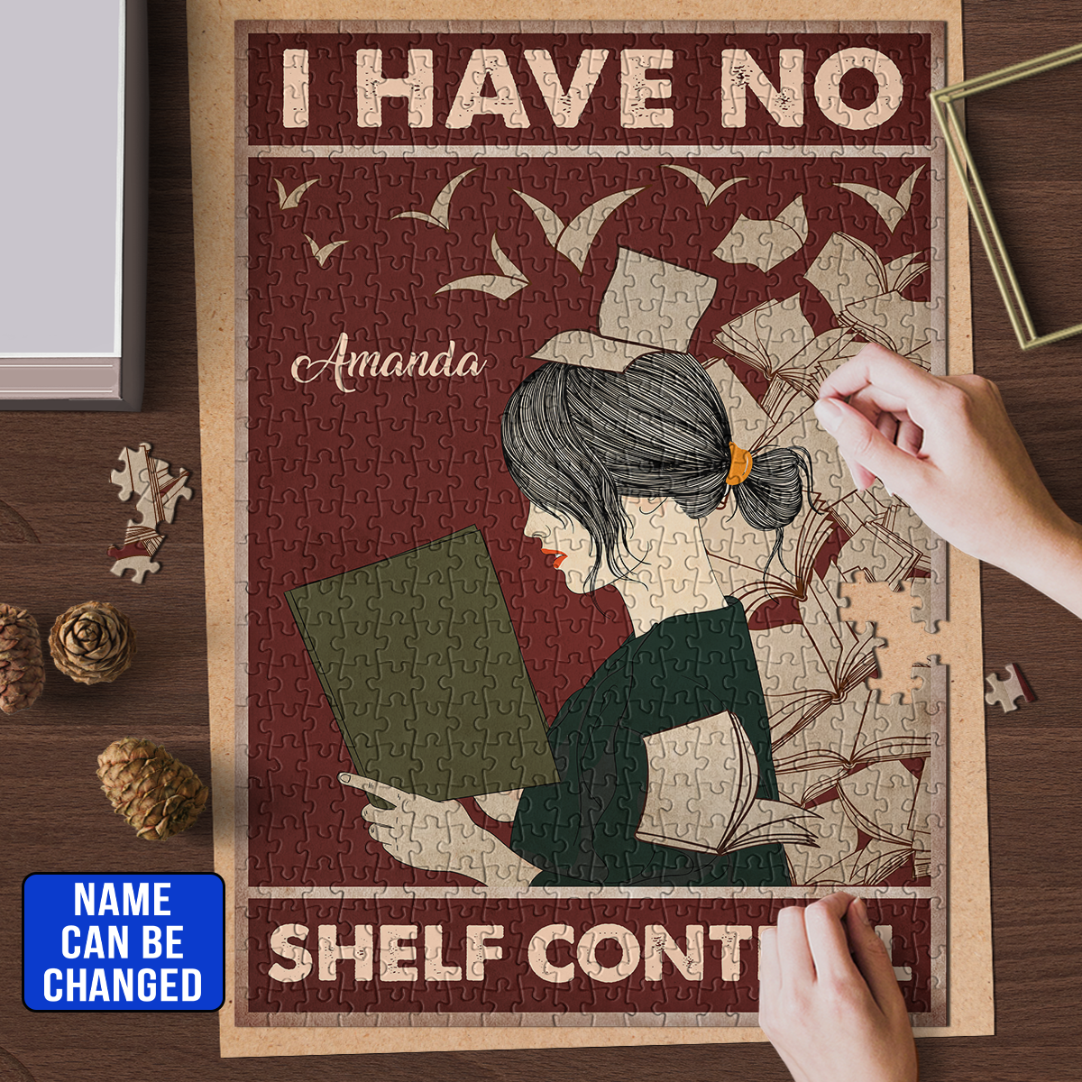 I Have No Shelf Control Book Lovers Gift PUZ45