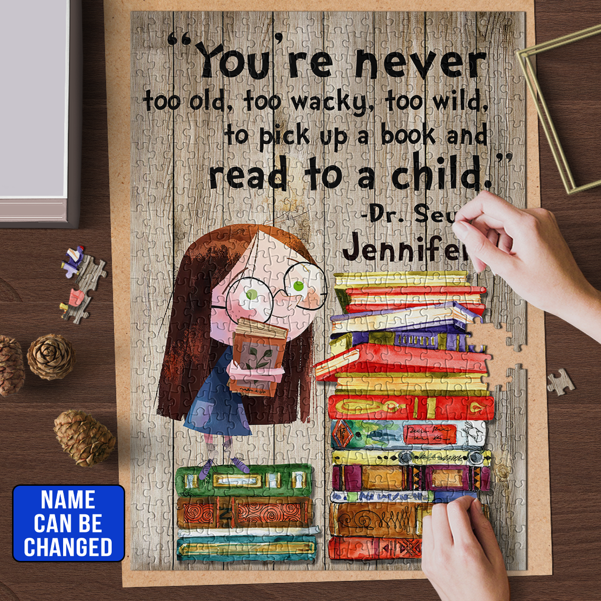 You're Never Too Old Too Wacky Too Wild To Pick Up A Book And Read To A Child Book Lovers Gift PUZ59