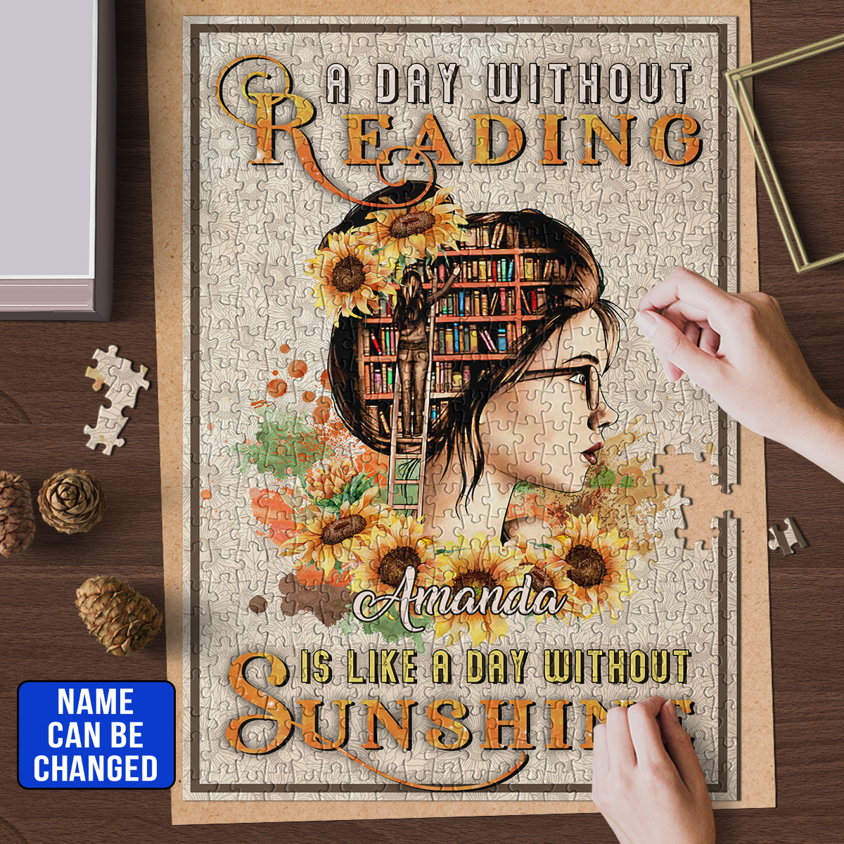 A Day Without Reading Is Like A Day Without Sunshine Book Lovers Gift PUZ67