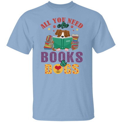 All You Need Are Books And Dogs Book Lovers Gift TSW45