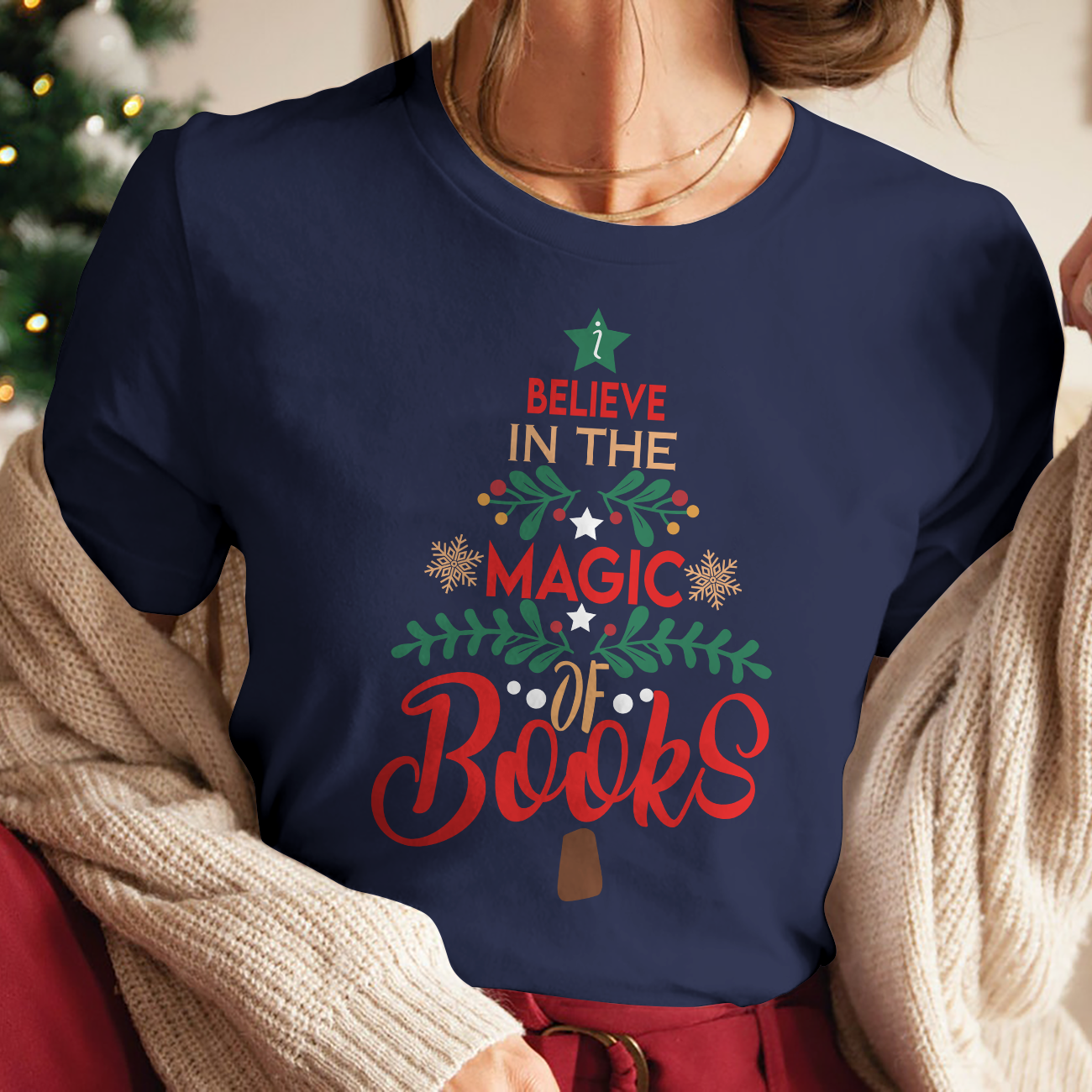 Believe In The Magic Of Books Book Lovers Gift TSB242