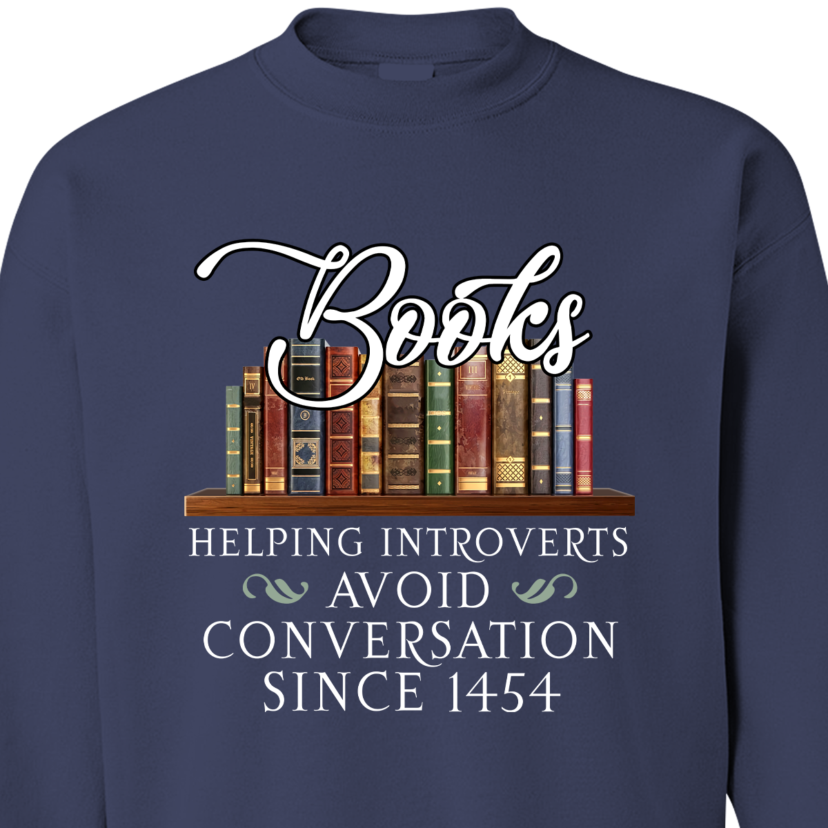 Helping Introverts Avoid Conversation Book Lovers Gift SWB04