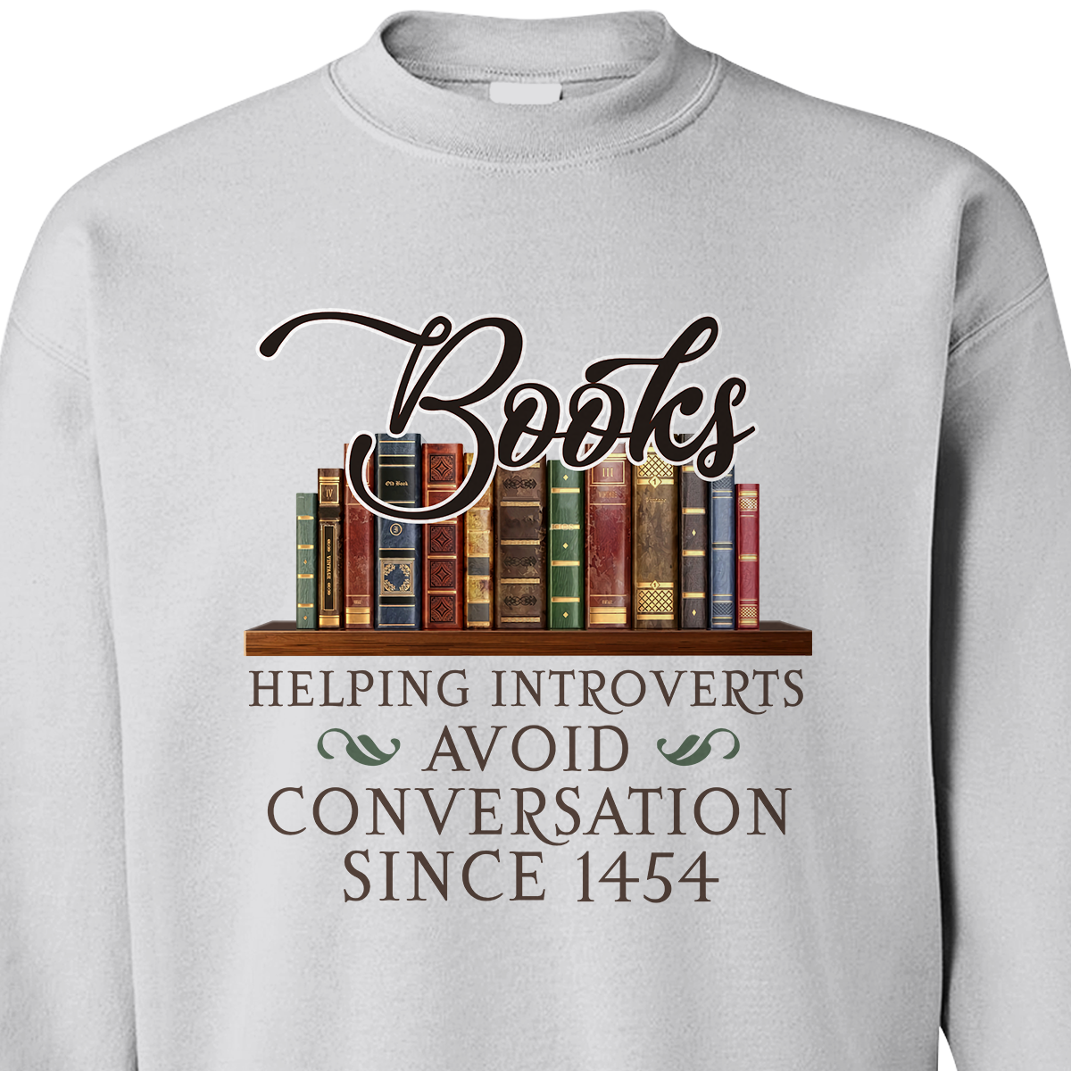 Helping Introverts Avoid Conversation Book Lovers Gift SWW03