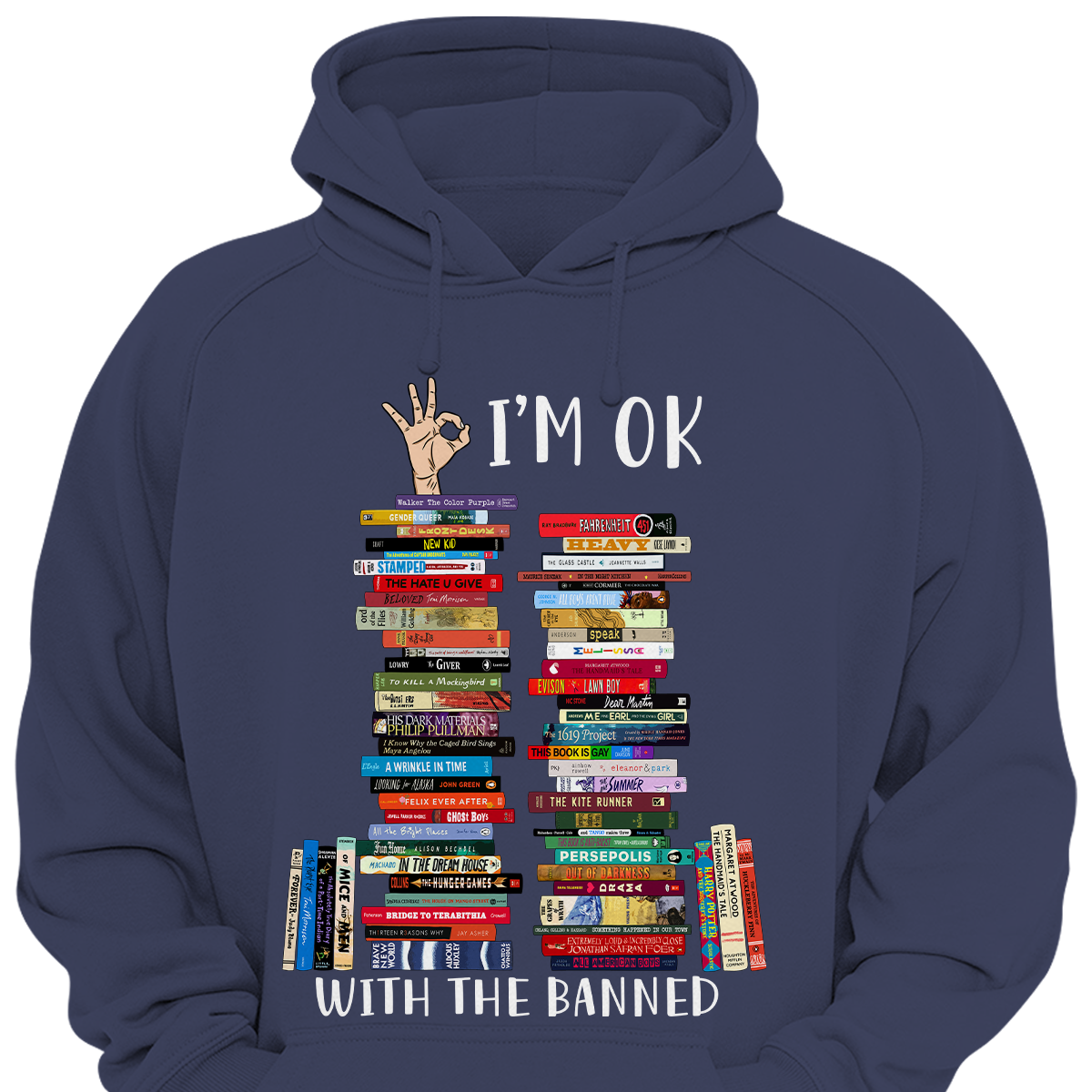 I'm OK With The Banned Book Lovers Gift HDB76