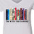 I'm With The Banned Book Lovers Gift Women's V-neck T-shirt TSVW57