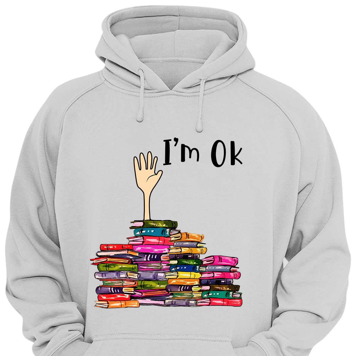 I'm OK It's Fine I'm Fine Everything's Fine Book Lovers Gift HDW21